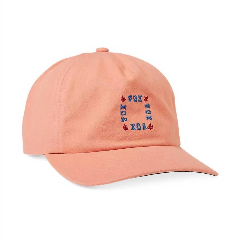 NEW FOX RACING women's hinkley adjustable hat in salmon